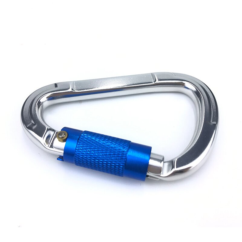 Carabiner Manufacturer - Aluminum Bent Gate D-Ring Locking Key for Camping Climbing