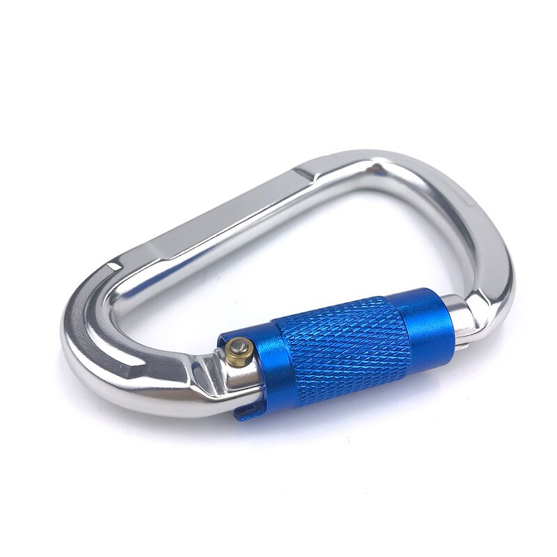 Carabiner Manufacturer - Aluminum Bent Gate D-Ring Locking Key for Camping Climbing