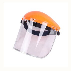 Face Shield Manufacturer - CE EN166F ANSI Z87.1 Headgear with Polycarbonate Window