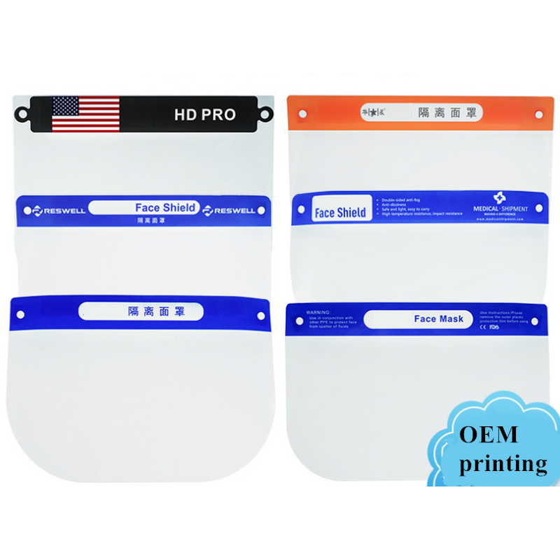 Face Shield Manufacturer - Safety Pet Plastic Full Foam Transparent Clear Faceshield