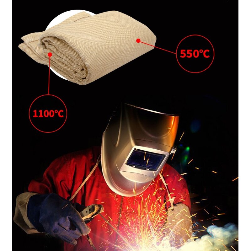 Welding Blanket Manufacturer - Heavy Duty 3.28ft x 3.28ft Fiberglass Fire Retardant for Industrial