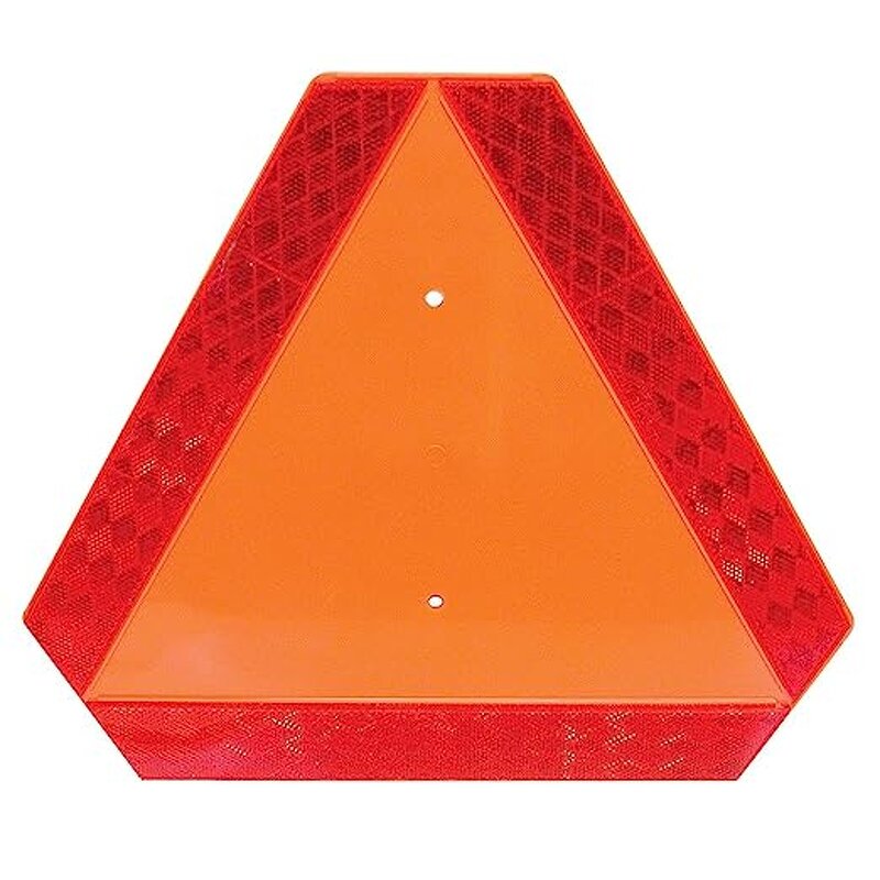 Safety Sign Manufacturer - SMV Reflective Aluminum Diamond Grade Triangle for Outdoor