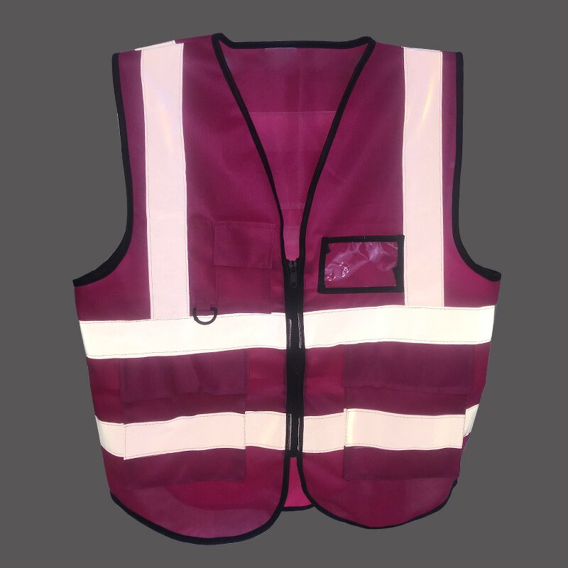 Safety Vest Manufacturer - High Visibility with Pockets Zipper & Reflective Strip