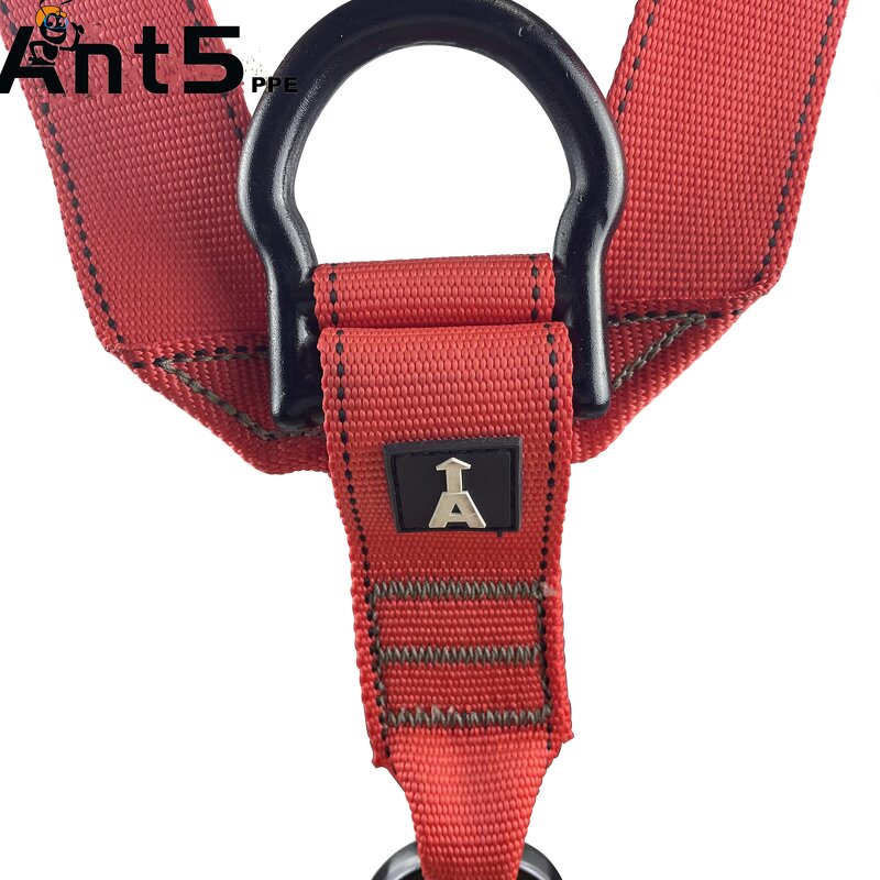 Safety Harness Manufacturer - Double Buckle Full Body Construction Harness with Lanyard