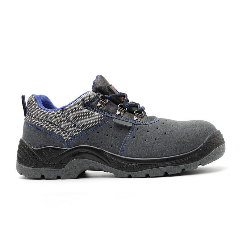 Safety Shoes Manufacturer - Unisex Low Cut Breathable Leather Steel Toe Anti-Puncture
