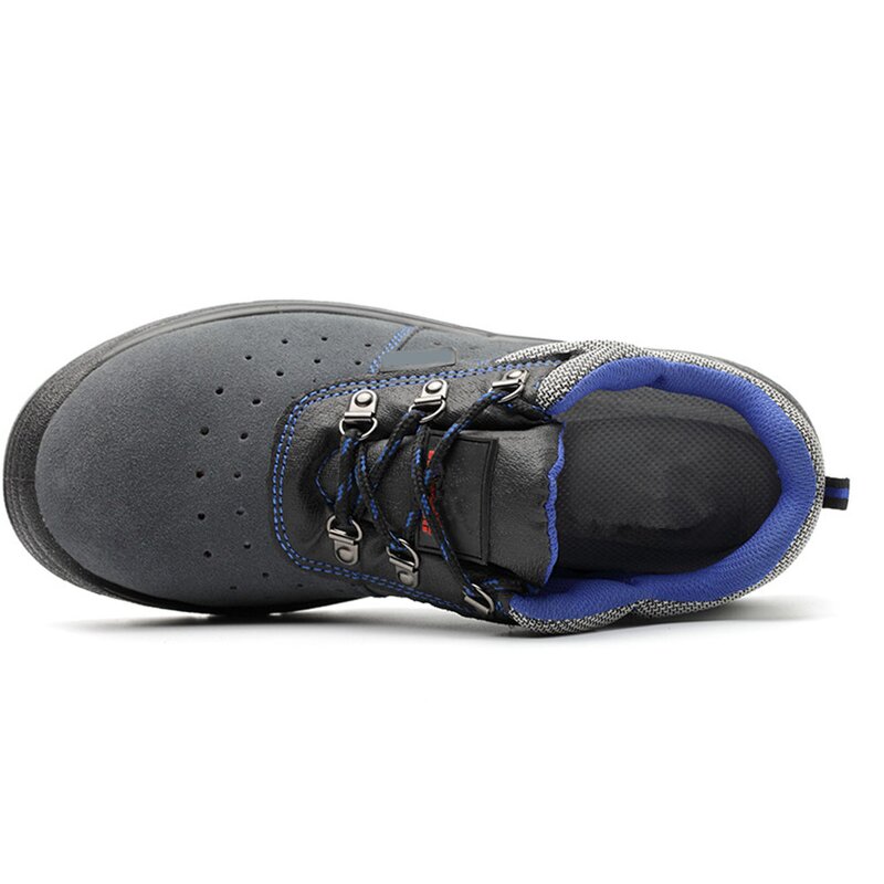 Safety Shoes Manufacturer - Unisex Low Cut Breathable Leather Steel Toe Anti-Puncture