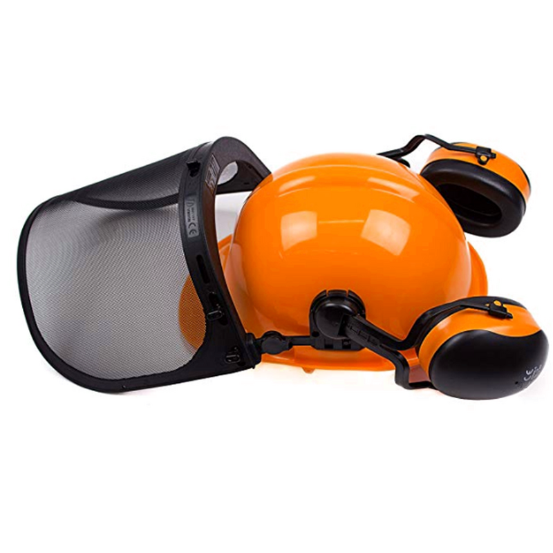 Safety Helmet Manufacturer - with Wire Mesh Face Shield CE Certified