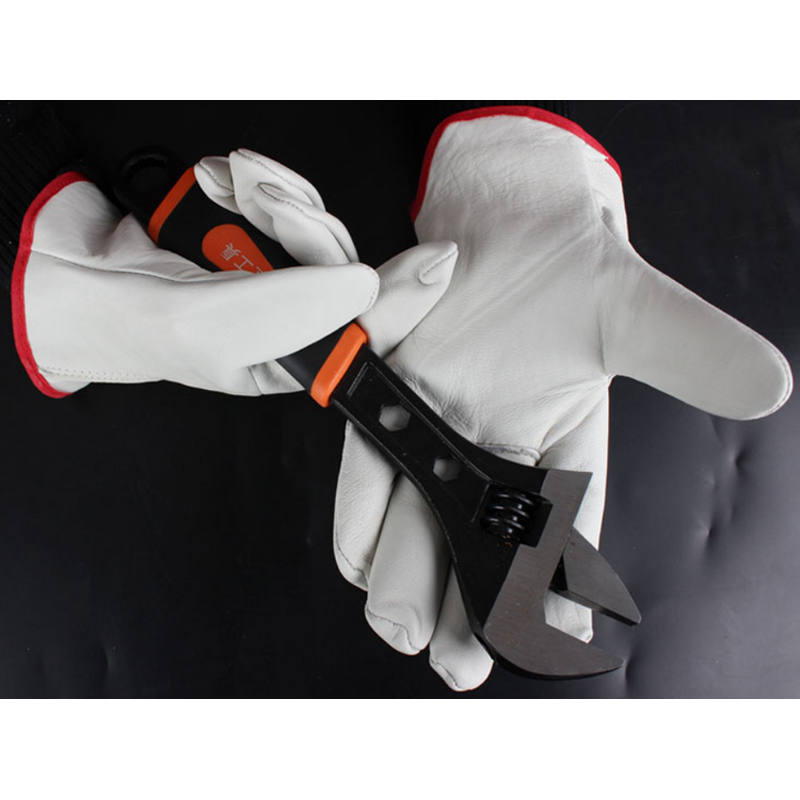 Work Gloves Manufacturer - Heavy Duty Cowhide Leather Anti-Cut for Driving & Gardening