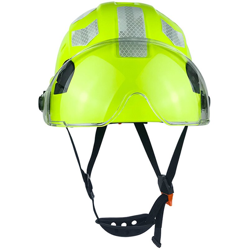 Safety Helmet Manufacturer with Goggles Visor - ABS Construction Climbing Hard Hat CE Certified