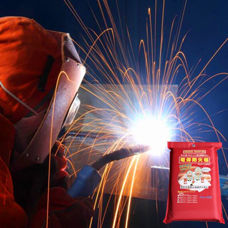 Welding Blanket Manufacturer - Heavy Duty 1x1M High Temp Insulation Fire Resistant for Industrial