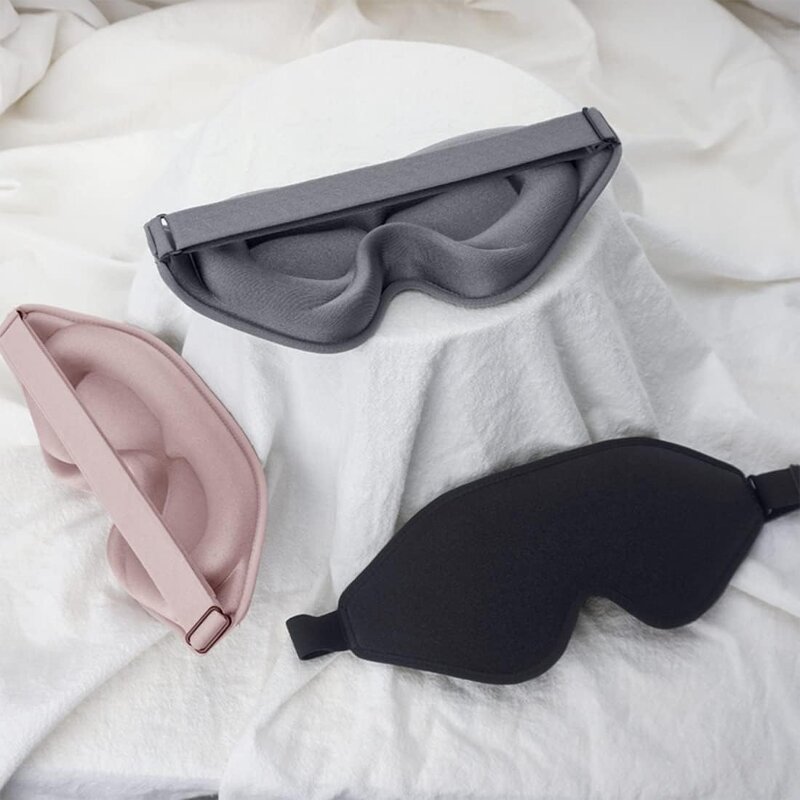 Sleep Mask Manufacturer - 100% Light Blocking Adjustable Strap 3D Contoured Cup