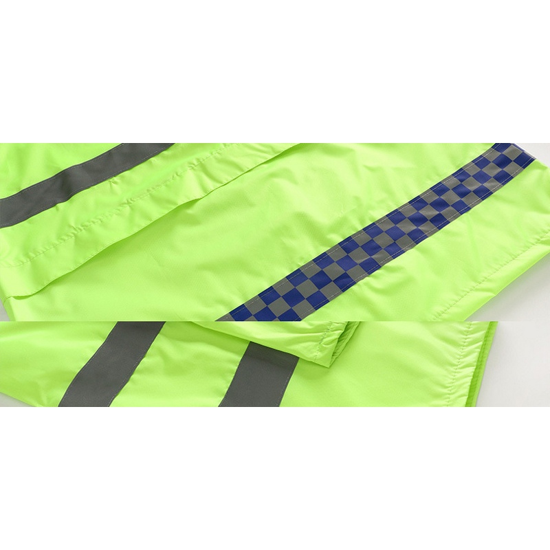 Raincoat Set Manufacturer - Unisex Reflective Waterproof Polyester Set with Safety Features