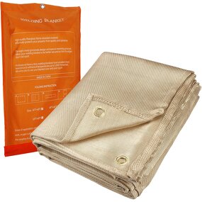 Welding Blanket Manufacturer - 1x1M High Temp Insulation Fire Resistant for Home & Industrial