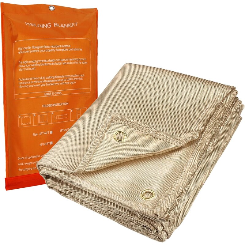 Welding Blanket Manufacturer - 1x1M High Temp Insulation Fire Resistant for Home & Industrial