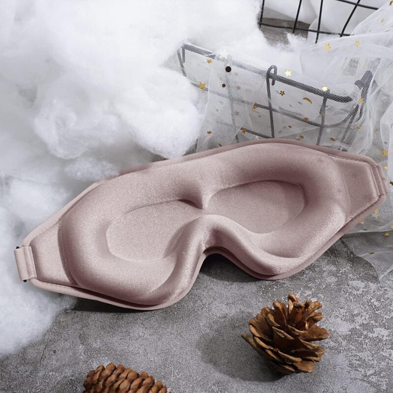 Sleep Mask Manufacturer - 100% Light Blocking Adjustable Strap 3D Contoured Cup