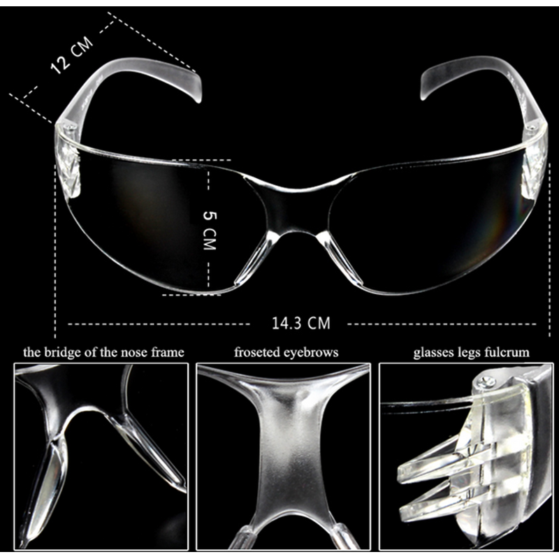 Safety Glasses Manufacturer - Industrial Anti Splash PC Goggles with CE Certificate