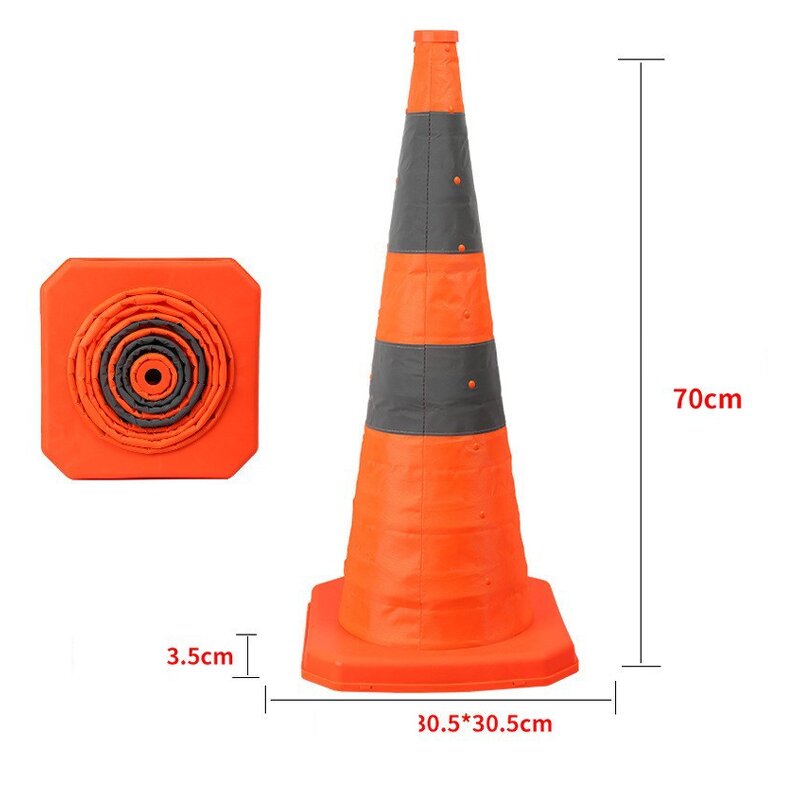 Traffic Cone Kit Manufacturer - Collapsible Meets EN471 Standards Essential Category