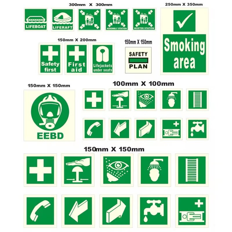 Ship Label Manufacturer - IMO Compliant Fluorescent Luminous Self-Luminous Flame Retardant