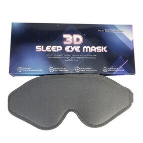 Sleep Eye Mask Manufacturer - Upgraded 3D Deep Contoured with Adjustable Strap