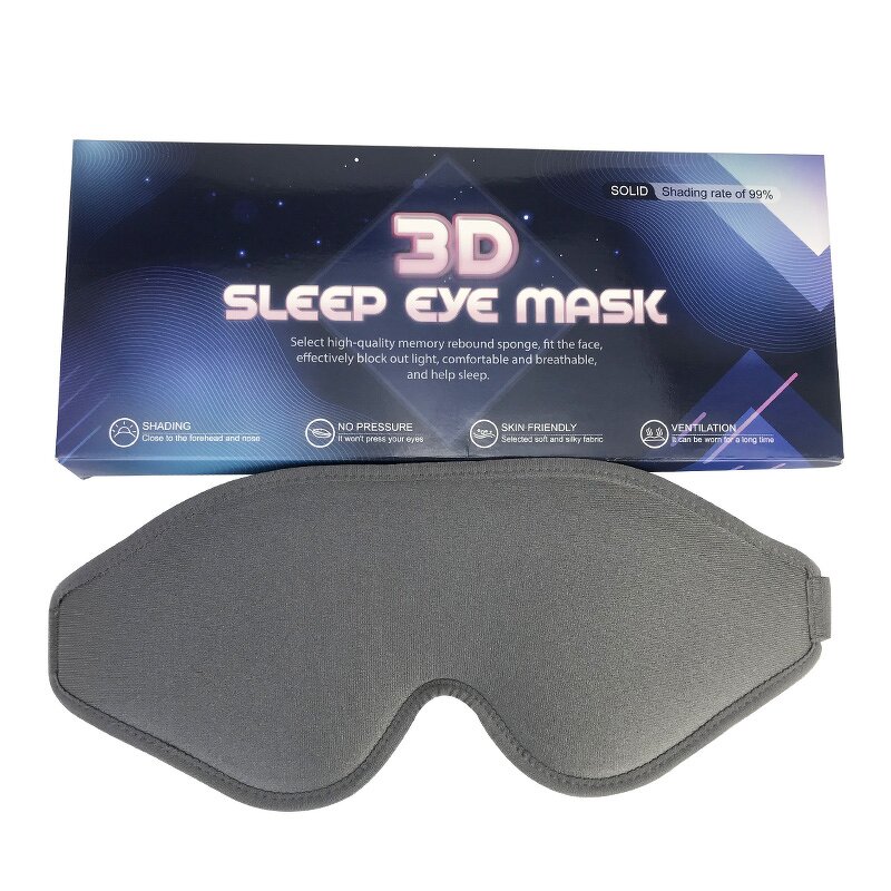Sleep Eye Mask Manufacturer - Upgraded 3D Deep Contoured with Adjustable Strap