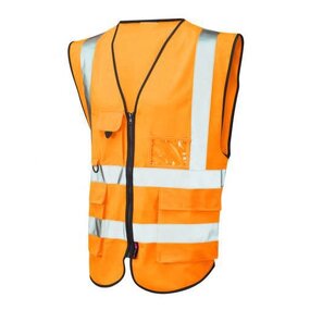 Safety Vest Manufacturer - Classic Reflective Polyester Vest with Pockets for Running
