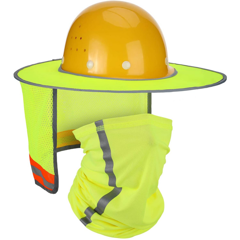 Hard Hat Sun Shade Manufacturer - High Reflective Breathable for Neck & Head Protection
