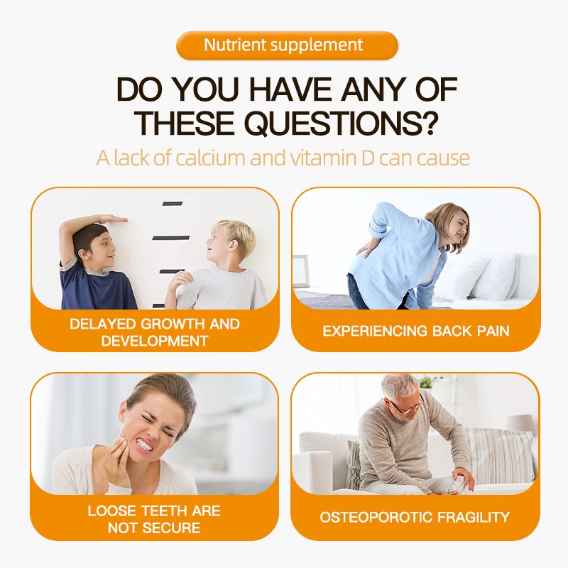 Calcium Granules Factory - Dunkang Vitamin D Strong Bone Organic D3 Promotes