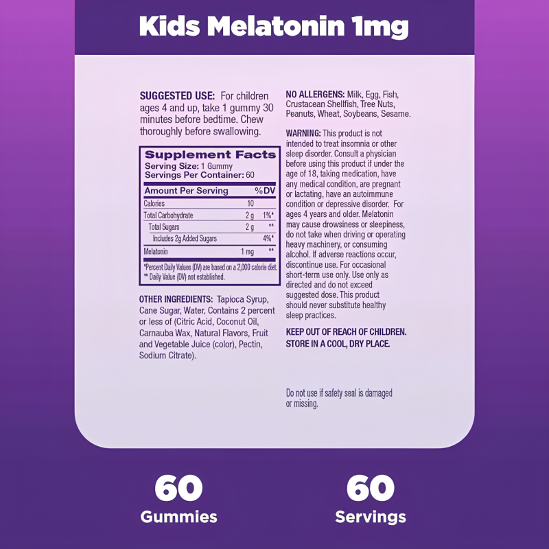 Sleep Gummies Factory - OEM ODM Private Label Kids Sleep Aid Melatonin