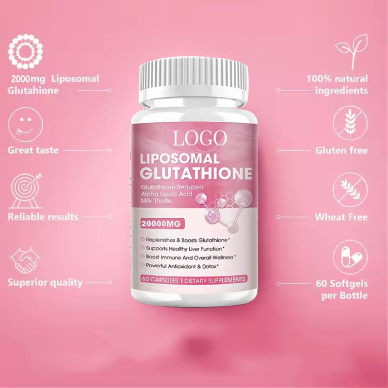 Glutathione Capsules Factory - ODM/OEM L-glutathione Skin Whitening Collagen