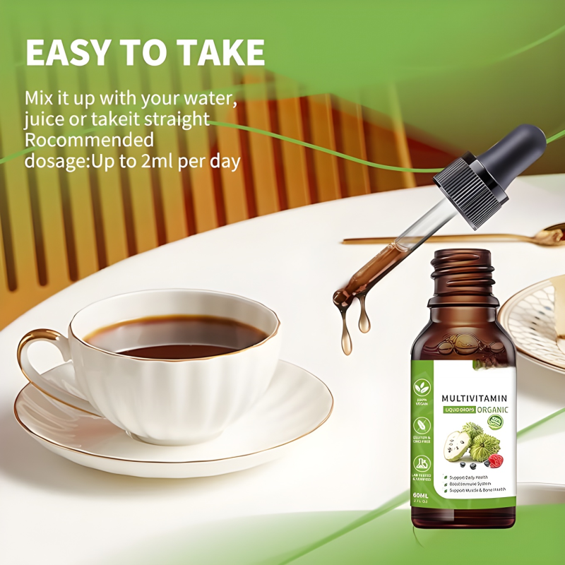 Multivitamin Liquid Drops Manufacturer - Private Label Organic Prickly Fruit Leaf Extract