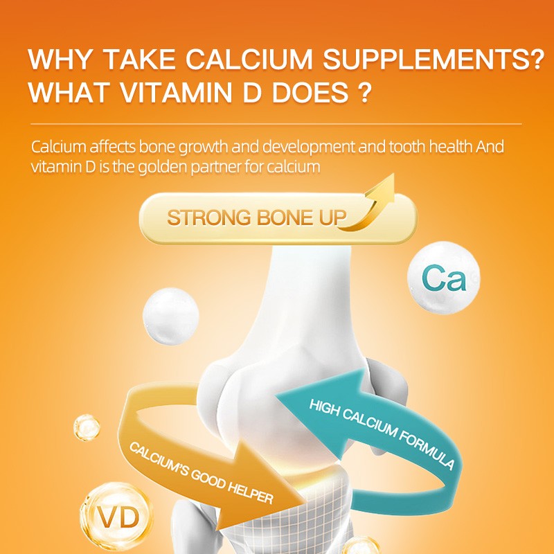Calcium Granules Factory - Dunkang Vitamin D Strong Bone Organic D3 Promotes