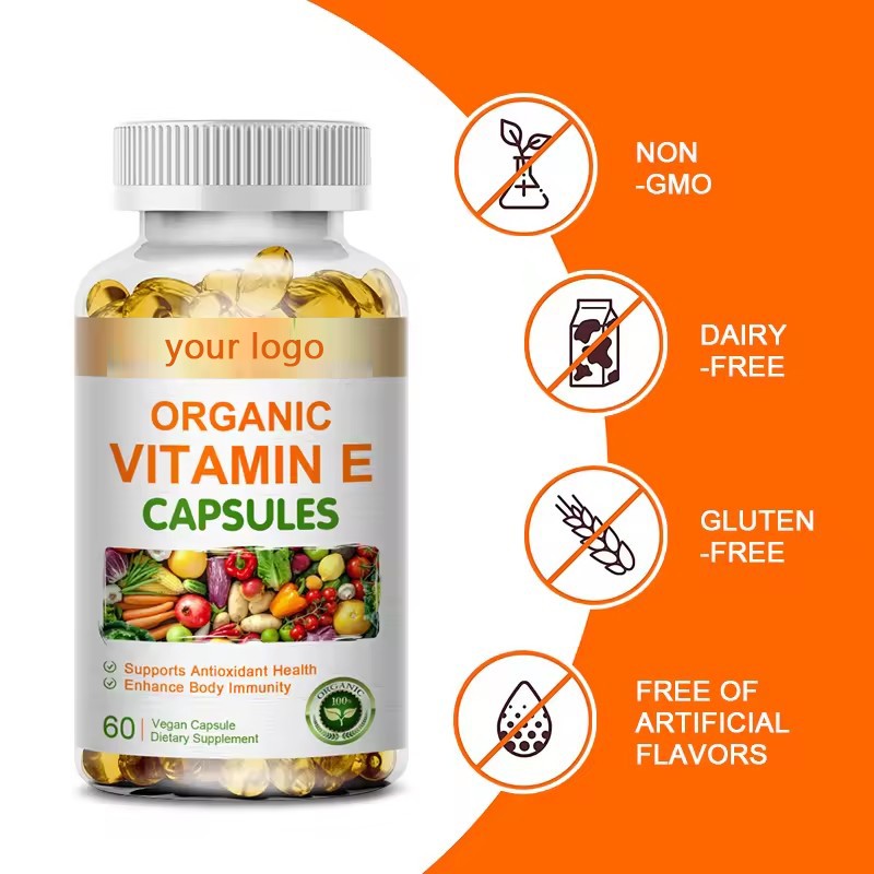 Vitamin-E Capsules Factory - OEM/ODM Skin Whitening Organic Antioxidant