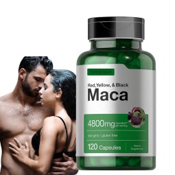 Maca Extract Capsules Manufacturer - OEM Male Energy Support Black Root