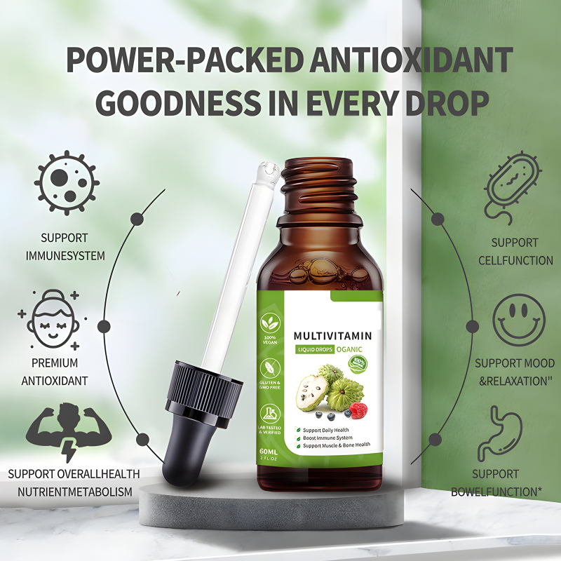 Multivitamin Liquid Drops Manufacturer - Private Label Organic Prickly Fruit Leaf Extract