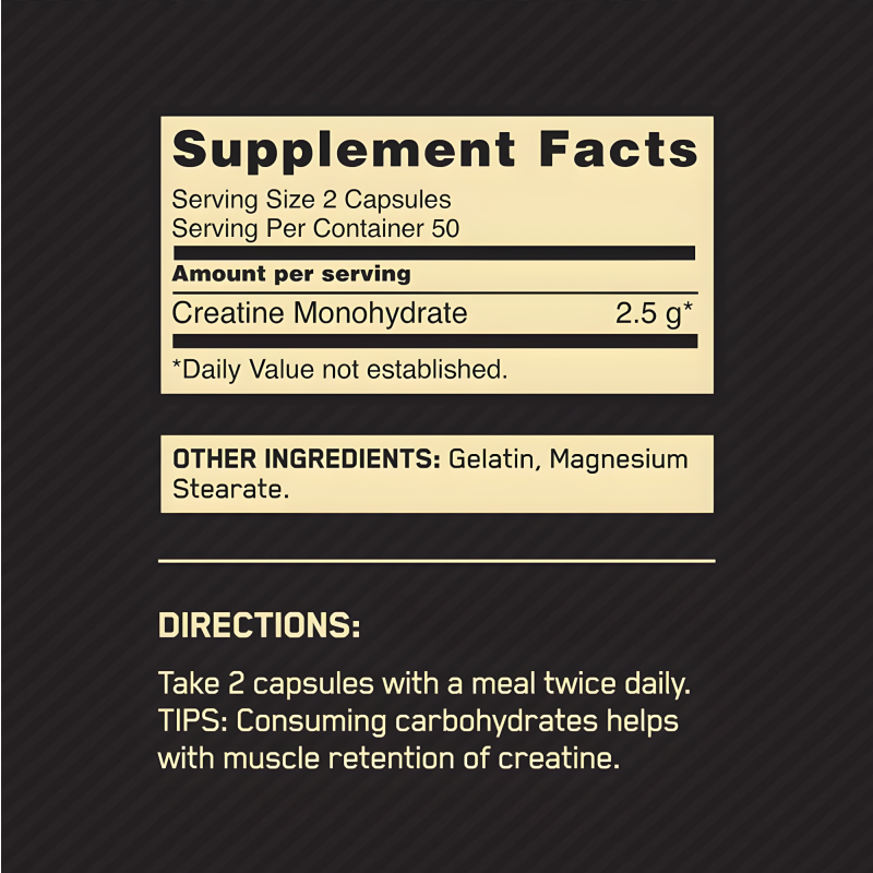 Creatine Capsules Factory - Health Supplements Monohydrate Muscle Capsules