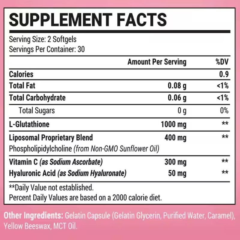 Glutathione Capsules Factory - ODM/OEM L-glutathione Skin Whitening Collagen