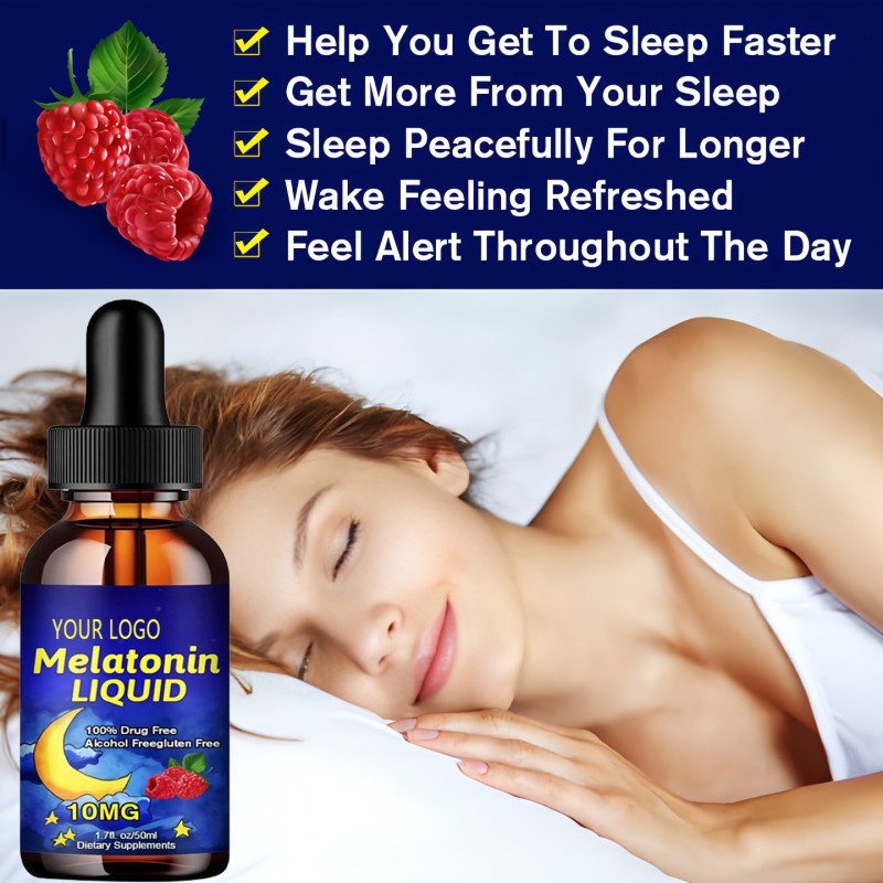 Melatonin Drops Factory - OEM ODM Private Label Sleep Aid Supplement
