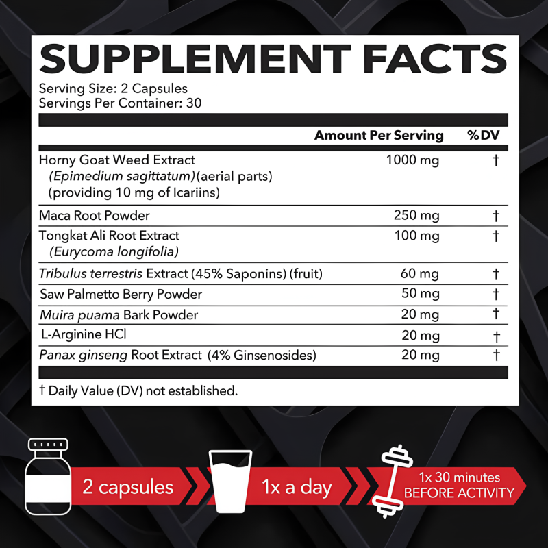 Maca Root Capsules Manufacturer - OEM/ODM Epimedium Supplement Natural Energy