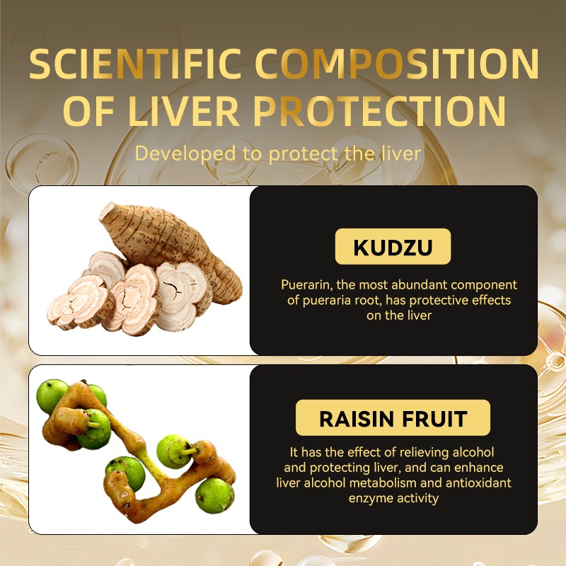 Liver Tablets Factory - DunKang Pueraria Root Selenium Cordyceps Anti-Alcohol