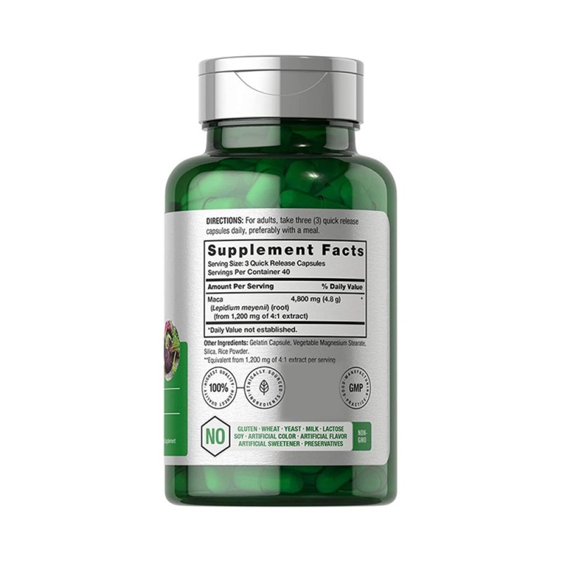 Maca Extract Capsules Manufacturer - OEM Male Energy Support Black Root