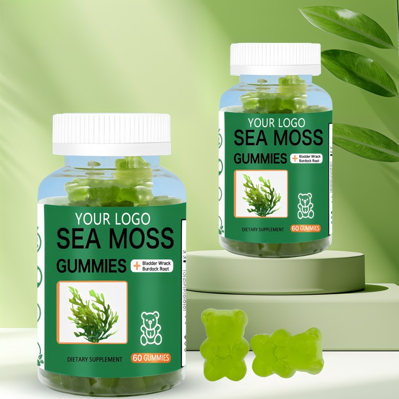 Sea Moss Gummies Manufacturer - Own Brand Vegetarian Mineral Vitamin Detox