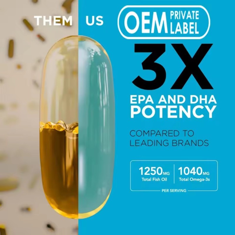 Deep Sea Fish Oil Capsules Manufacturer - OEM ODM Custom Machining Heart Health