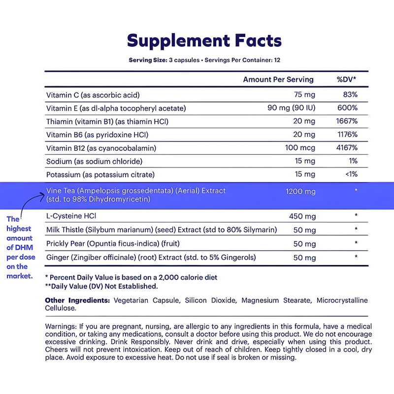 Liver Cleanse Capsules Manufacturer - Organic Vegan Milk Thistle Dihydromyricetin Detox