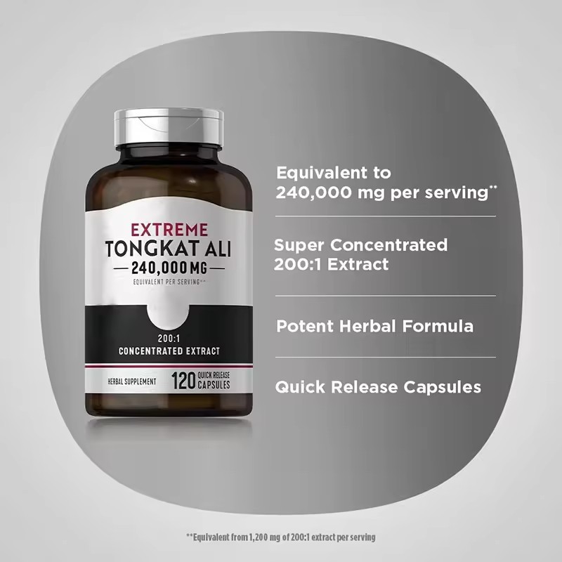 Tongkat Ali Capsules Factory - OEM/ODM Extra Strength Maca Root Energy