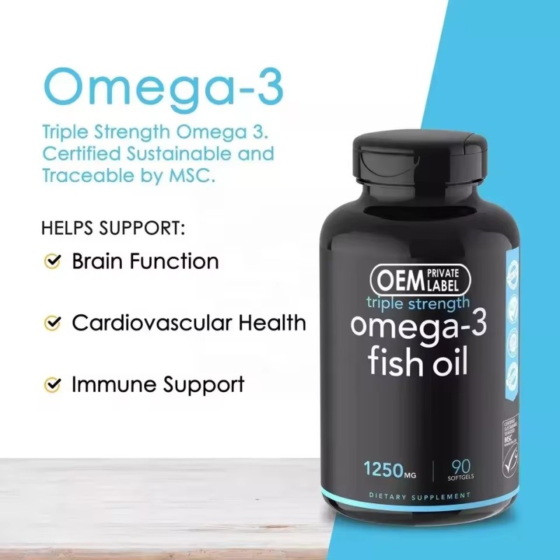 Deep Sea Fish Oil Capsules Manufacturer - OEM ODM Custom Machining Heart Health