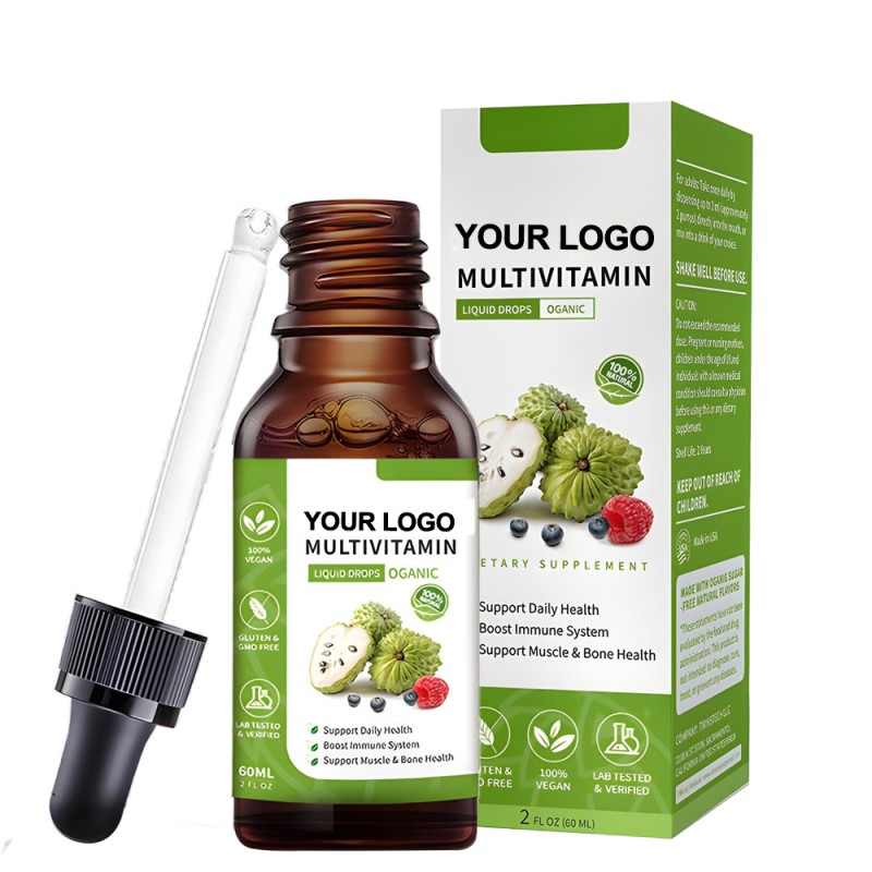 Multivitamin Liquid Drops Manufacturer - Private Label Organic Prickly Fruit Leaf Extract