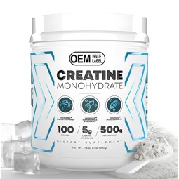 Creatine Monohydrate Powder Manufacturer - OEM/ODM Private Label 300g 500g Adult Pure