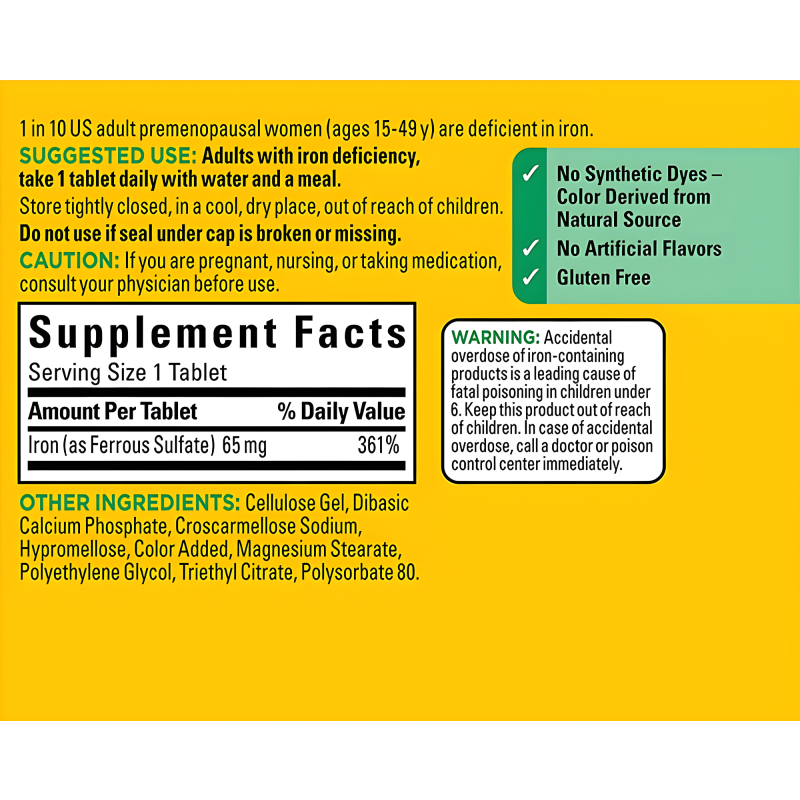 Iron Tablets Manufacturer - Energy Support Promote Red Blood Cell Vitamins