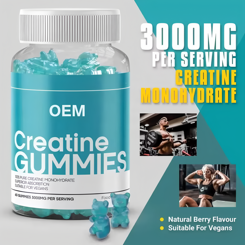 Creatine Gummies Manufacturer - OEM 5000mg Pre-Workout Energy Sports Nutrition