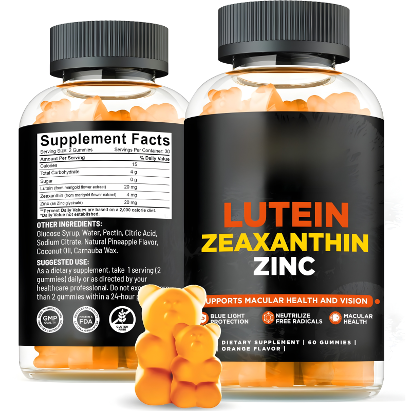 Lutein Gummies Manufacturer - with Zeaxanthin Zinc Skin Eye Health Supplement